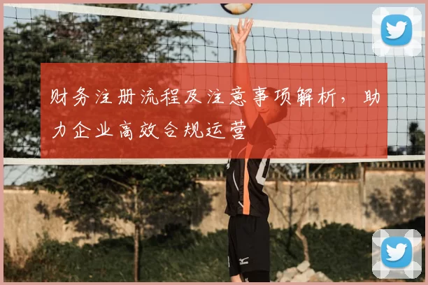 财务注册流程及注意事项解析，助力企业高效合规运营