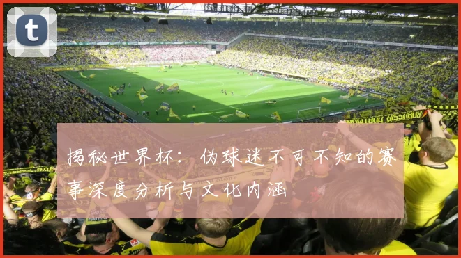 揭秘世界杯：伪球迷不可不知的赛事深度分析与文化内涵